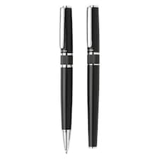 Swiss Peak Deluxe Pen Set - Black - One Size