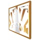 image 4 of Art deco skyscraper (Picture Frame) Grey | L