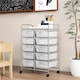 image 7 of COSTWAY 10 Drawers Home Office Storage Organizer Multi