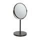 image 1 of Harbour Housewares Pedestal Mirror - 18.5cm x 34.5cm - Black | Black | Black