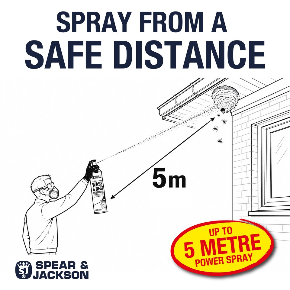 image 1 of Spear & Jackson Wasp & Nest Destroyer 600ml