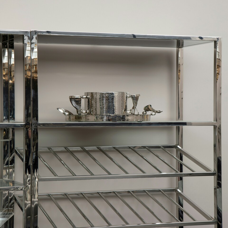 image 1 of Piermount Bar Shelf Unit Silver