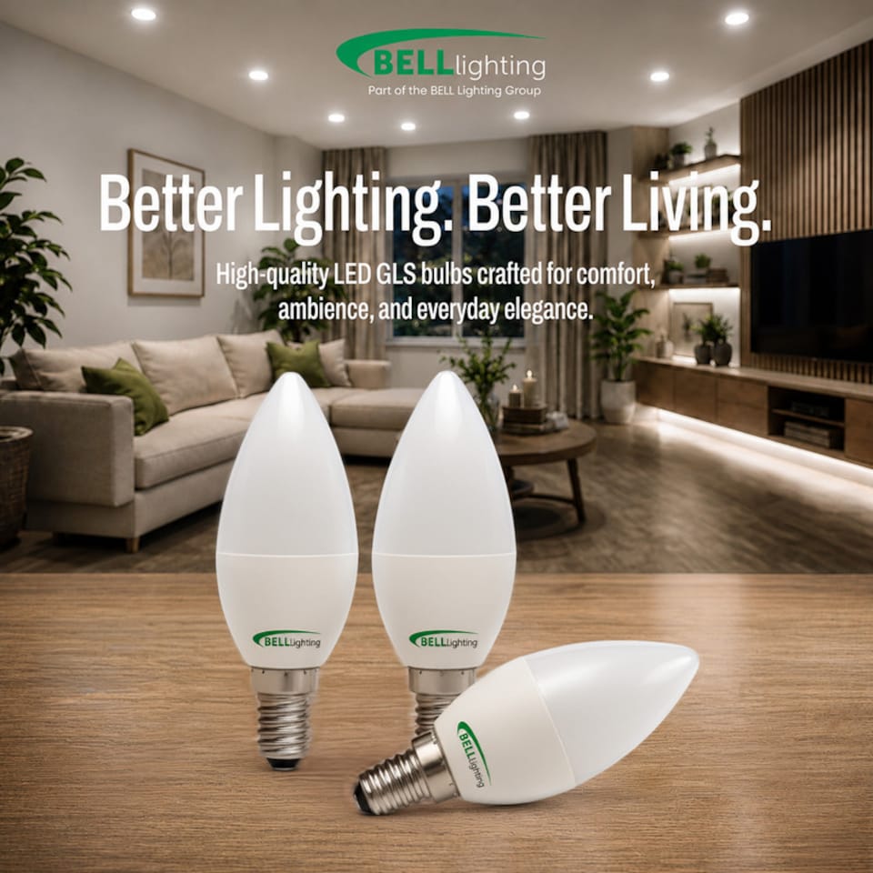image 1 of BELL Lighting E14 Dimmable LED Candle Natural White 4000K 4.7W Light Bulb
