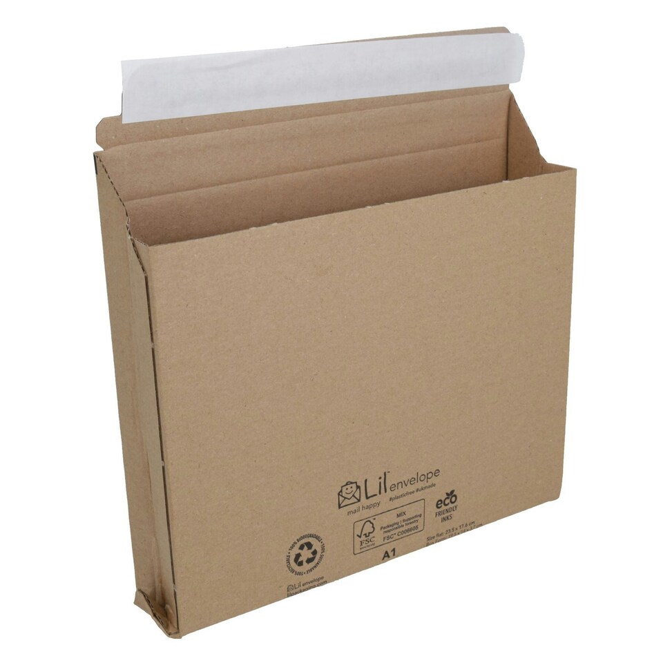 image 1 of Cardboard Envelopes Mailer for Royal Mail Larger Letter Postal 176 x 235mm 200pc