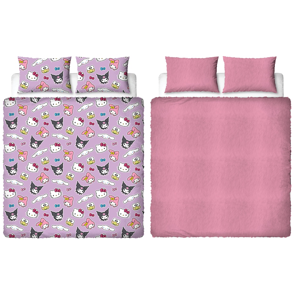 image 1 of Hello Kitty Chill Double Fleece Duvet Cover