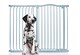 image 1 of Bettacare Extra Tall Curved Top Dog Gate, 116cm - 125cm, Matt Grey, Extra Tall 100cm in Height, Pressure Fit Pet Gate | Grey