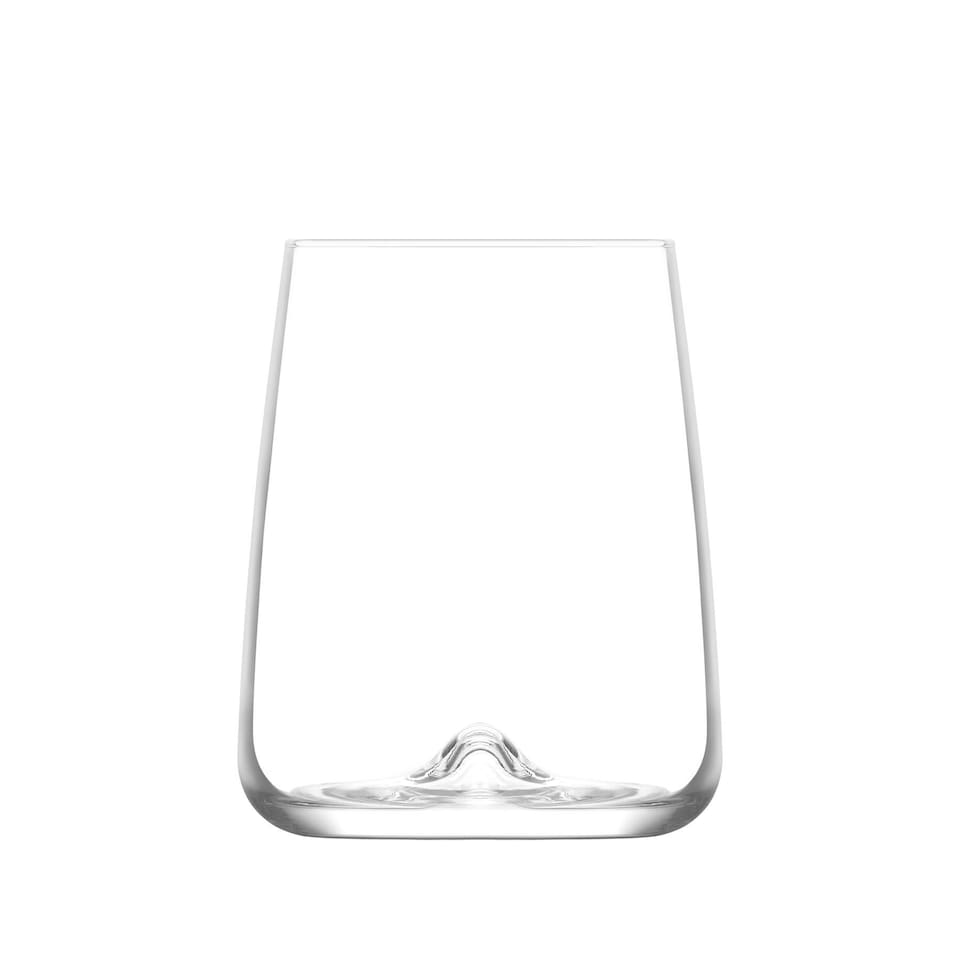 image 1 of LAV Terra Whiskey Glasses - 475ml - Clear - Pack of 6 Clear