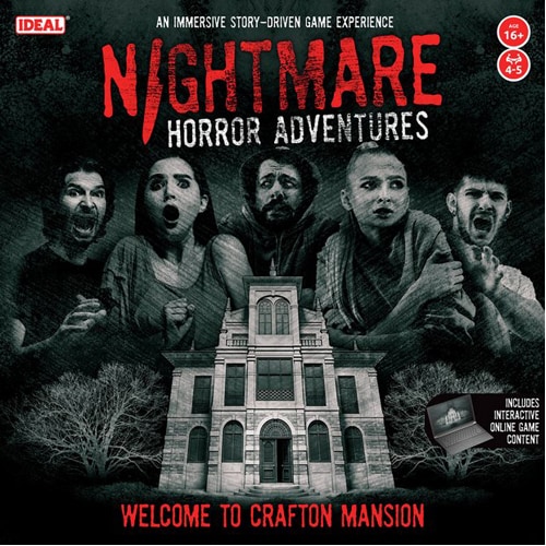 John Adams IDEAL Nightmare Horror Adventures Welcome to Crafton Mansion Game