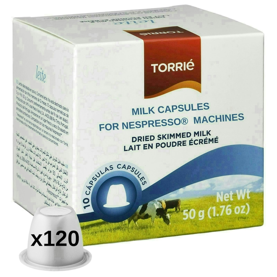 image 1 of Skinny Milk Creamer Nespresso ® Compatible Coffee Machine Pods (120 Pods)