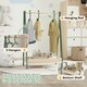 image 3 of AIYAPLAY Kids Clothes Rail with Hangers, Base Shelf for Girls, Boys, Green