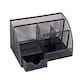 image 1 of 6 Compartment Wire Mesh Desktop Organiser