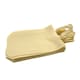image 2 of Pack of 25 Ivory Coloured 35x41x12cm Non-Woven Bags with Handle | Cream