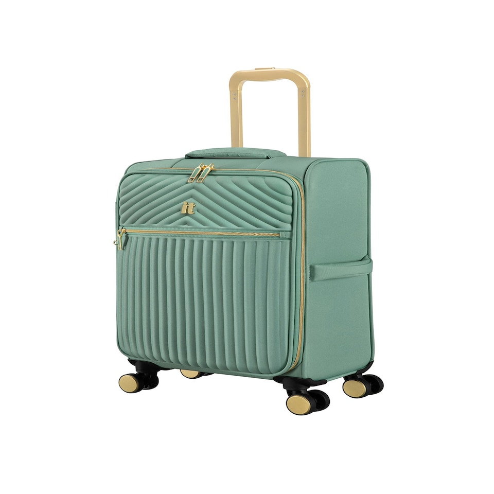 image 1 of IT Luggage Esplanade Granite Green Cabin Suitcase Green | Cabin Bag