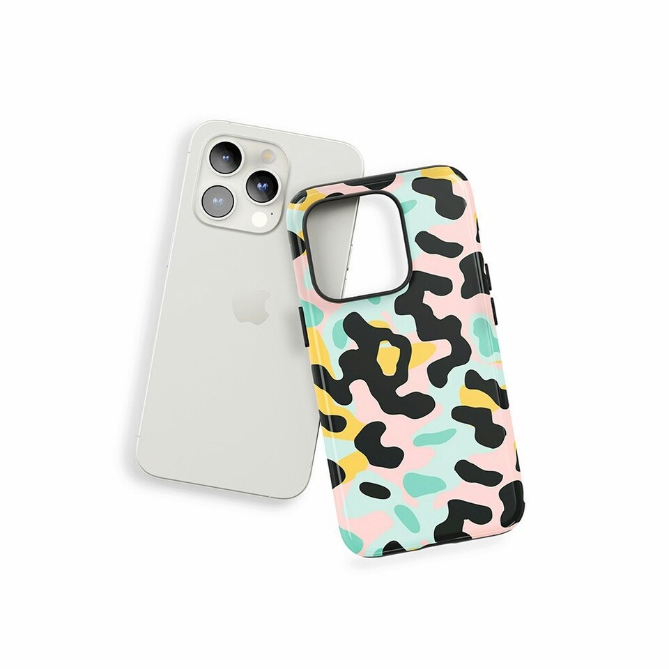 image 1 of 80s Camo Cool Phone Case | Multi | iPhone 14
Slim | iPhone 14
Slim