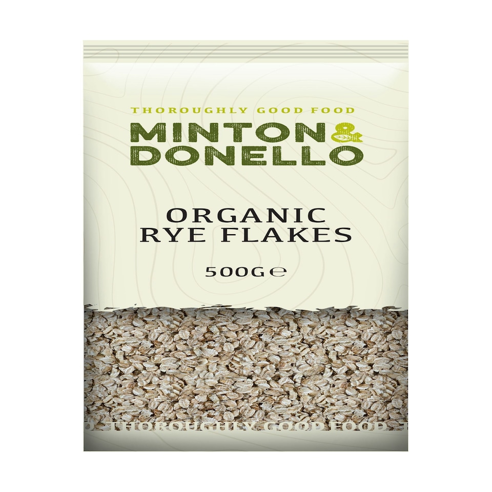 image 1 of Minton & Donello Organic Rye Flakes 6 x 500g | Multi