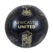 Newcastle United FC Phantom Signature Football - Black/Gold - 1