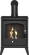 image 1 of OKO S2 Bio Ethanol Stove in Charcoal Grey with Angled Stove Pipe