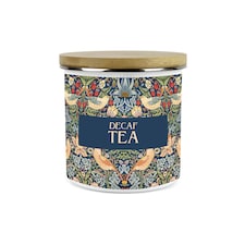 Blue Strawberry Thief Large Decaf Tea Canister