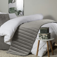Belledorm Verona Bed Runner - Charcoal - One Size