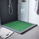 image 4 of Nicoman Reversible Dual-Colour PVC Shower Mat - 53cm x 53cm | Blue | Blue/Green | Square 53x53cm