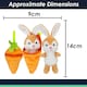 image 6 of Rabbit Brown 14cm Cute Plushie Huggable Cuddly Stuffed Toy 14cm Brown
