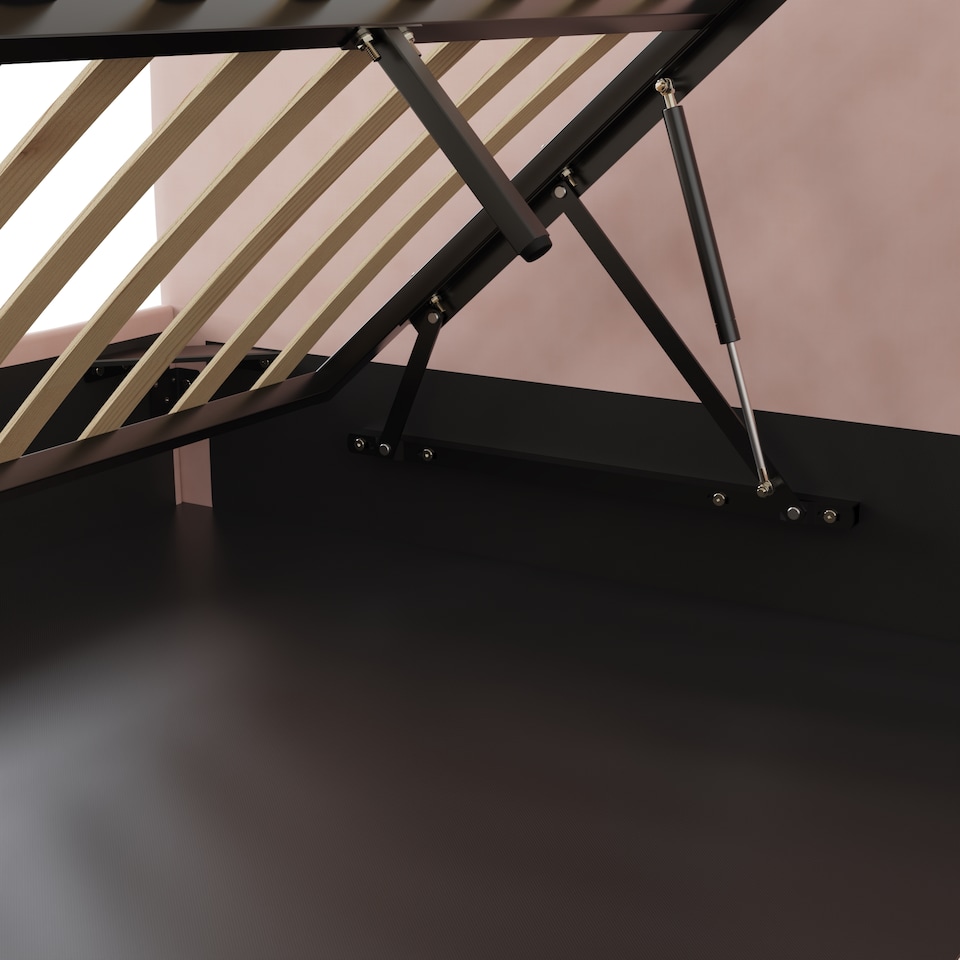 image 1 of Chiswick Ottoman Bed Small Double Soft Pink | Pink | Soft Pink