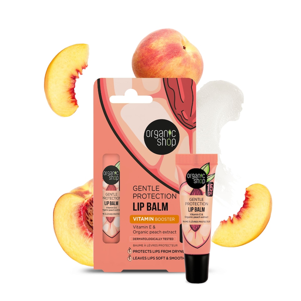 image 1 of Organic Shop Gentle Protection lip balm SPF 15 10ml