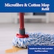 image 8 of Vileda Supermocio Microfiber Cotton Mop Refill Replacement Mop Heads for Corner Cleaning Machine Washable Pack of 2