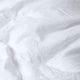 image 2 of Homescapes White European Size Linen Duvet Cover Set - 155 x 220 cm | Multi | Not provided