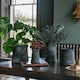 image 3 of Kew Handthrown Vase - Ceramic - L13 x W20 x H20 cm - Basalt Blue Black