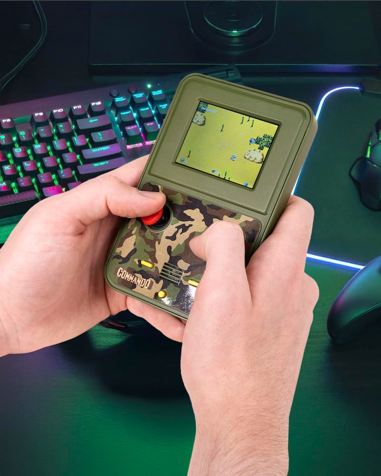 image 1 of Commando Colour Handheld Game with 2.5" Screen & Classic Gameplay