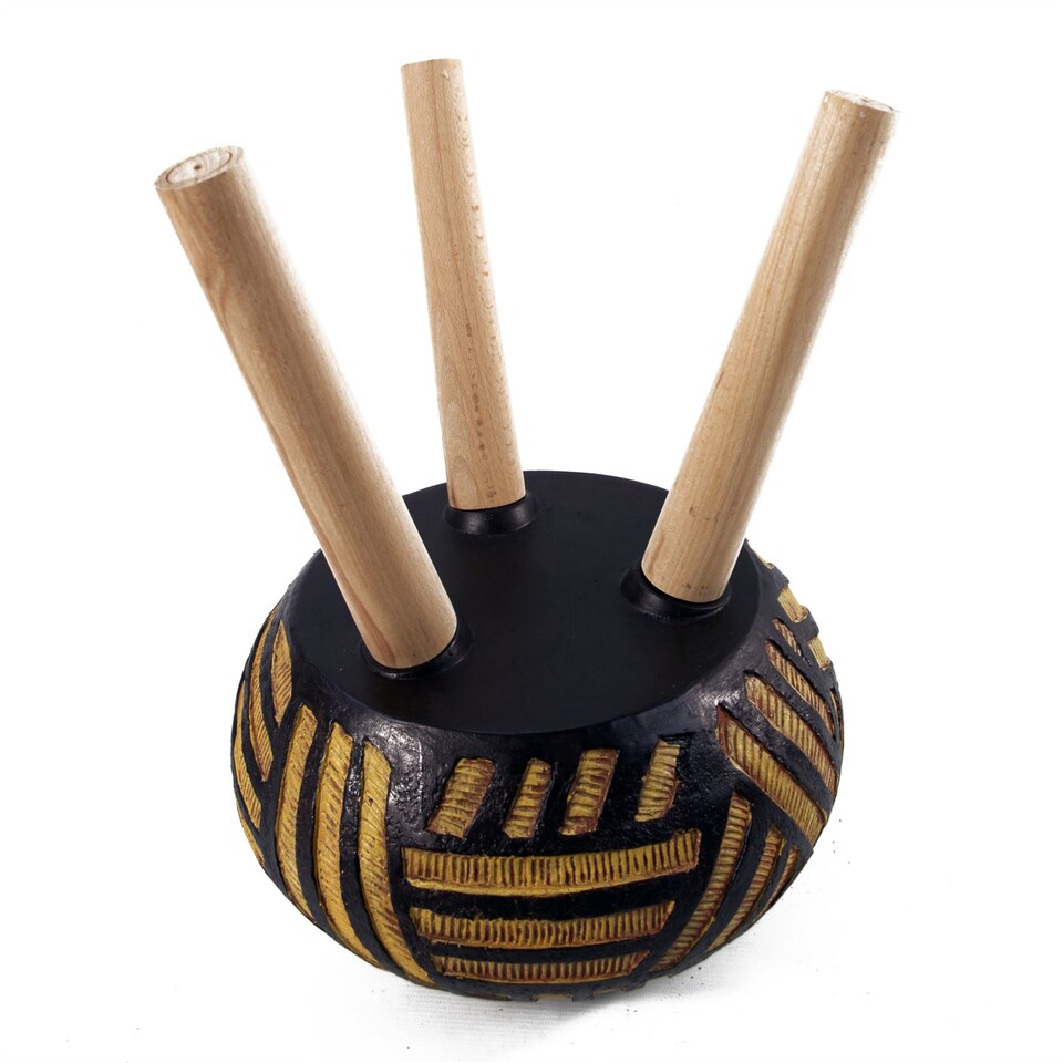 image 1 of 45cm x 34cm Bali Composite Oval Large Planter | Brown