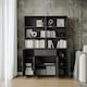 image 7 of Multi-Compartment Cabinet with 3-Tier Bookshelves and 1-Drawer White | Unit Colour: White