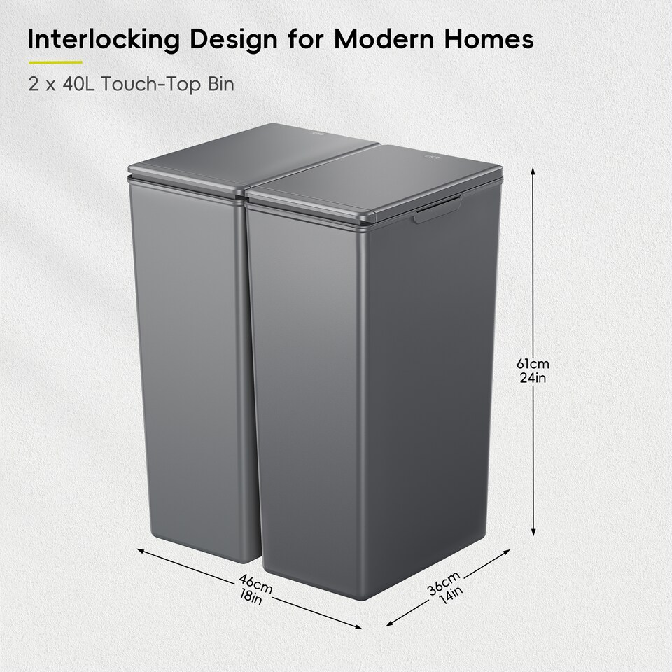 image 1 of Morandi Touch 40L | Grey | Dark Grey | 40L