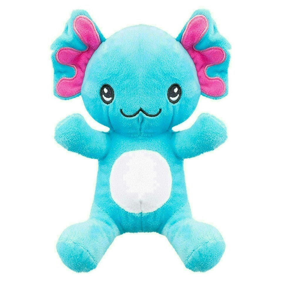 image 1 of Sitting Axolotl Soft Toy Cute Plushie Huggable Cuddly Stuffed Toy 20cm Blue