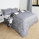 image 4 of OHS Mason Retro Geometric Reversible Print Duvet Cover and Pillowcase Bedding Set, Single - Black/White