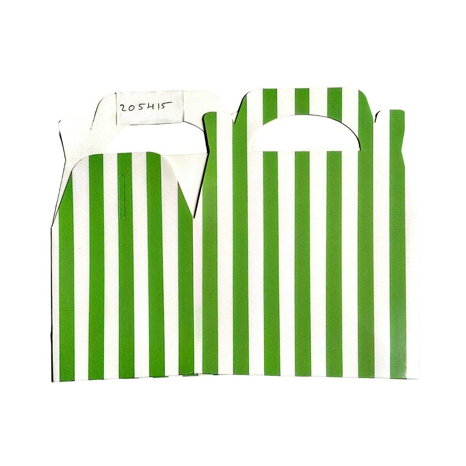 Playwrite Stripe Lunch Box - Green/White - One Size