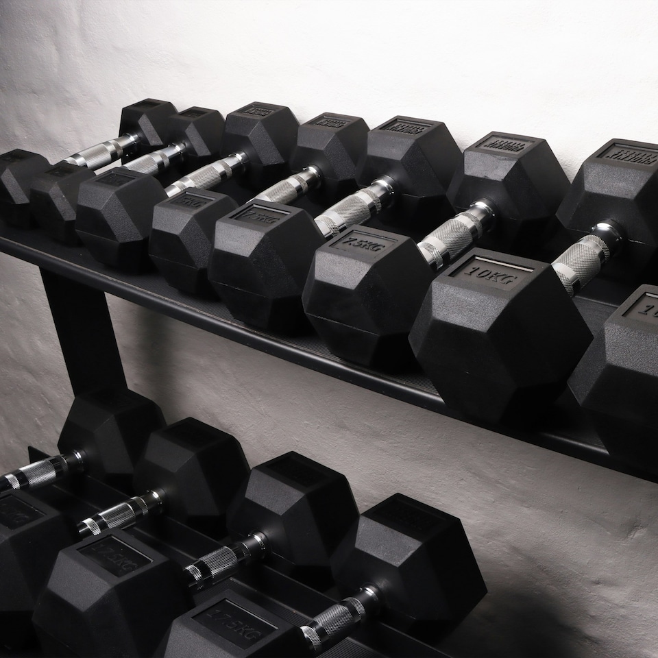 image 1 of Phoenix Fitness Pair of Hex Dumbbells - 22.5kg