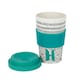 image 3 of KitchenCraft 410ml Bamboo A to Z Letter "H" Reuseable Mug Multi