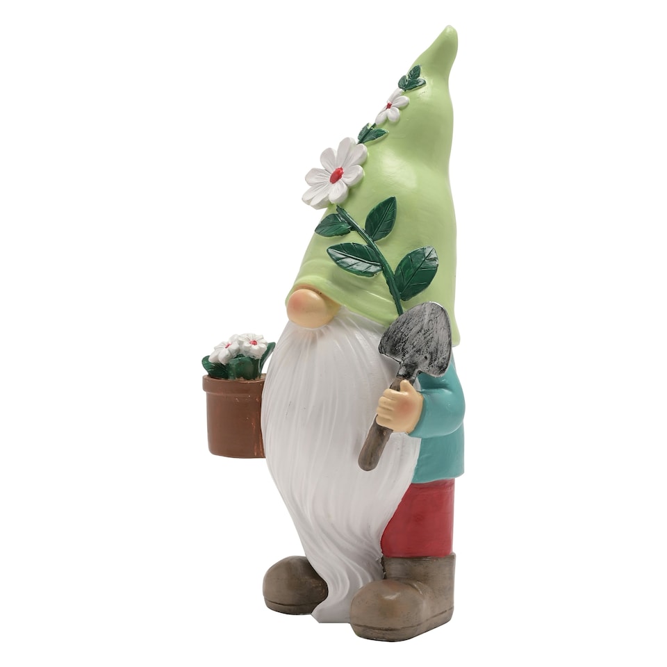 image 1 of Country Living Flower Gonk with Pot Figurine