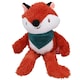 image 3 of Small Dog Christmas Gift Bandana Buddy Fox Squeak Plush Play Toy Xmas Present