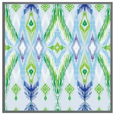 Ethnic style modern scarf (Picutre Frame) Grey | M