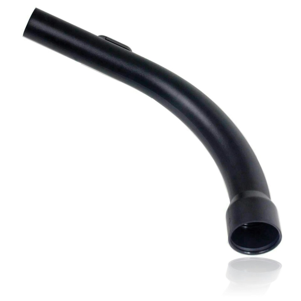 image 1 of SPARES2GO Wand Handle Bend Hose End compatible with MIELE Vacuum S8 S8310 S8320 Cat & Dog S8340 TT5000 Black