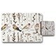 image 2 of goldfinches and autumn dry plants (Placemat & Coaster Set)