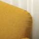 image 8 of HOMCOM 2 Seater Sofa with 21cm Thick Padding and Wood Legs, Yellow