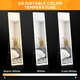 image 4 of HOMCOM LED Lighted Full Length Mirror, Floor Standing or Wall Mount Bedroom