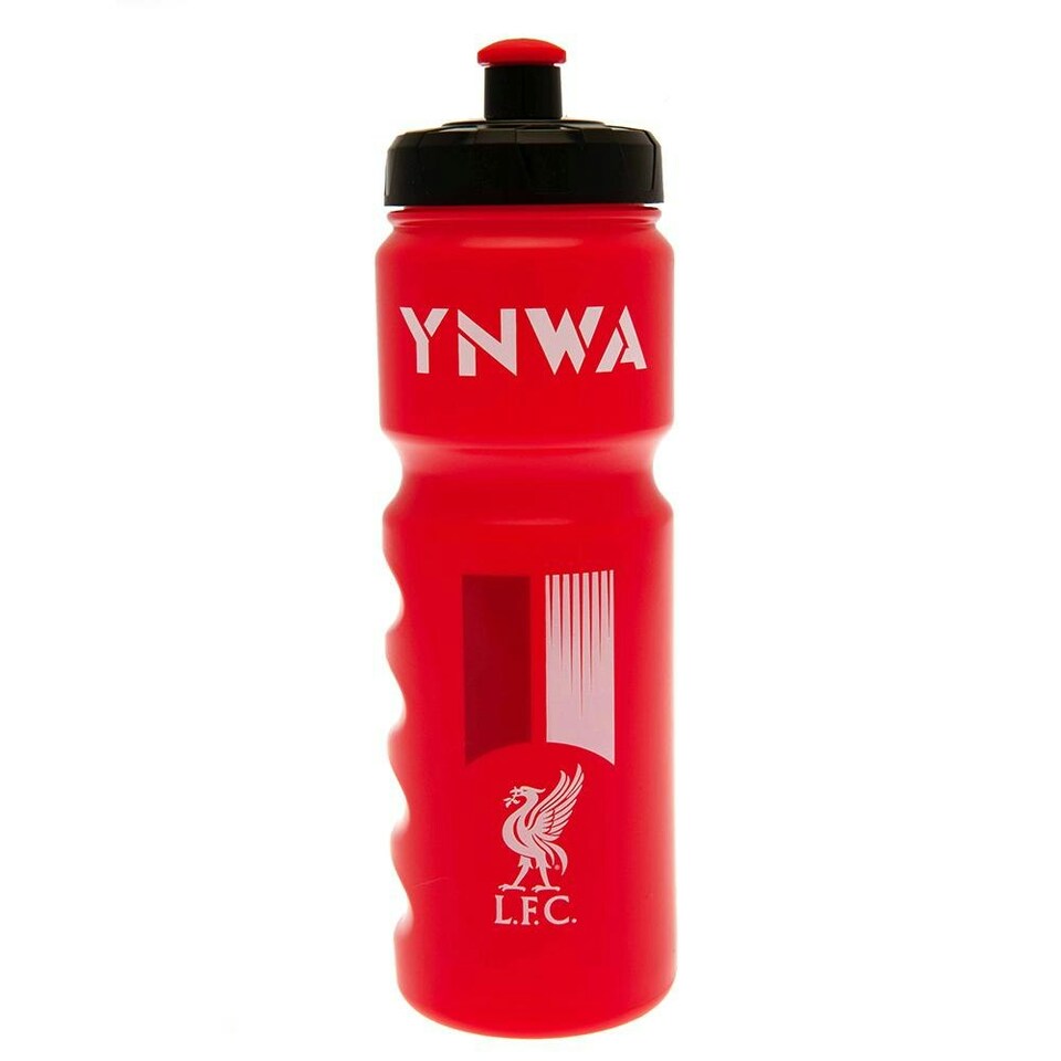 Liverpool FC YNWA Crest Plastic Water Bottle - Red/White/Black - One Size