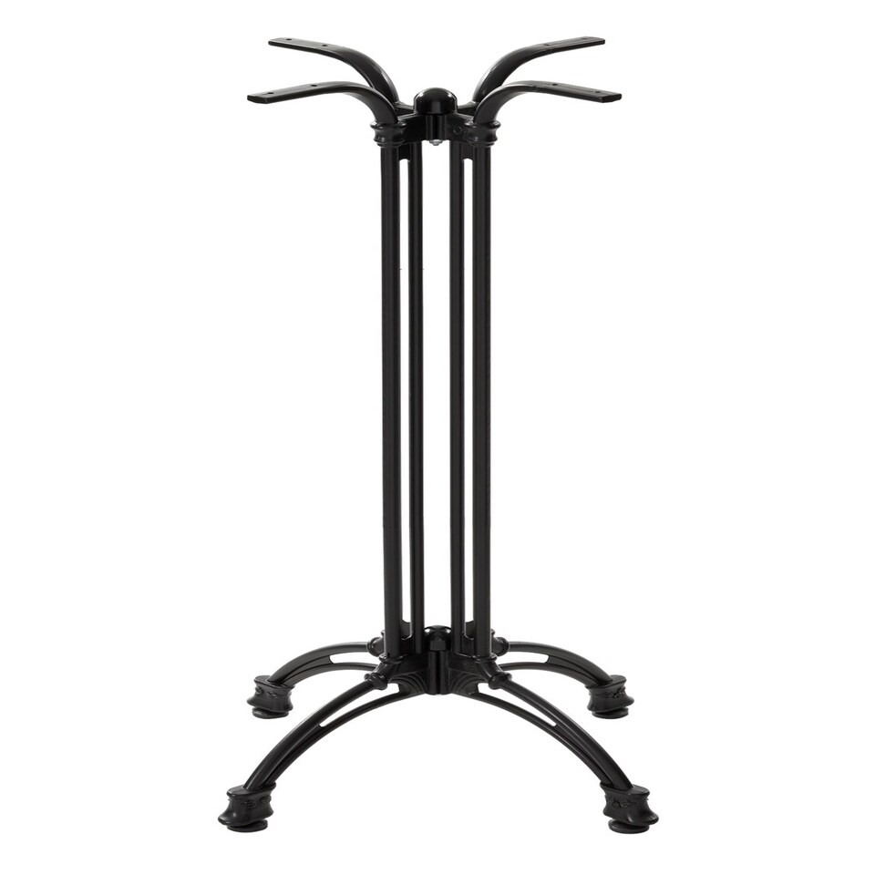 Black Continental Table Base - 4 leg - Poseur - 1090 mm Black