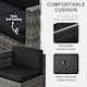 image 4 of Outsunny 8Pcs Patio Rattan Sofa Set Garden Furniture Side Table w/ Cushion