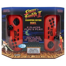Street Fighter II Duel Plug & Play TV Game with Wireless Controllers